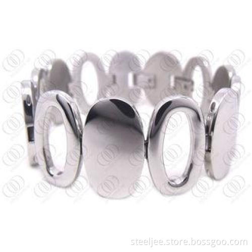 Unisex Beautiful Stylish Bangles , Silver Links Bracelet Ov